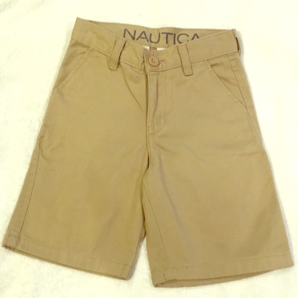 Nautica Boys Khaki Bermuda Shorts